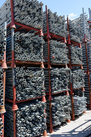 Ring lock scaffolding, construction equipment
