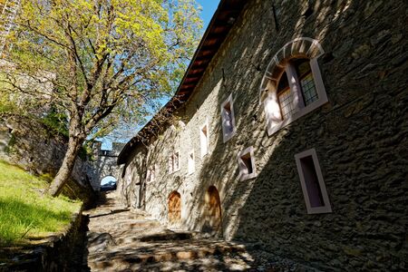 Sion, Valais, Switzerland, 05.01.2019, Castle and Basilica of Val?reのeditorial素材