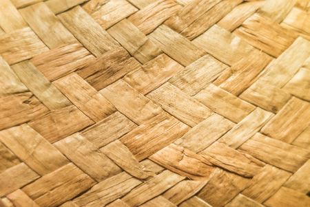 Structure of the fibrous straw weaved a cross on a crossの写真素材