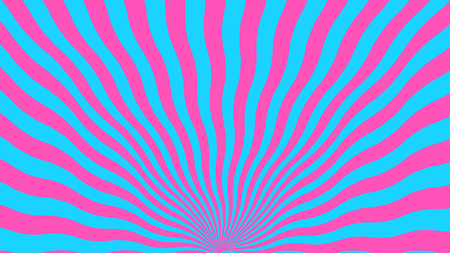 Abstract background from curved pink and blue lines going from a bottom to topのイラスト素材