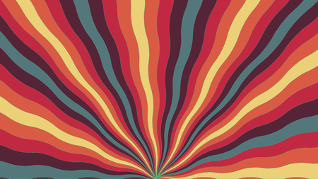 Vector abstract background from curved color lines going from a bottom to topのイラスト素材