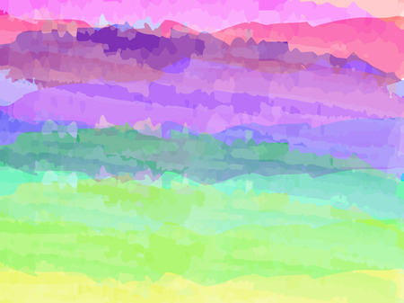 Vector illustration of the abstract color background consisting of brush dabsのイラスト素材