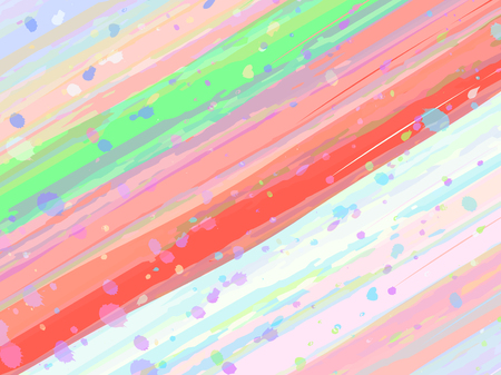 Vector illustration of the abstract color background consisting of brush dabsのイラスト素材