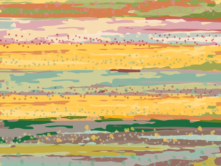 Vector illustration of the abstract color background consisting of brush dabsの写真素材