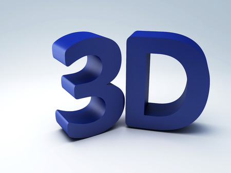 3d text の写真素材