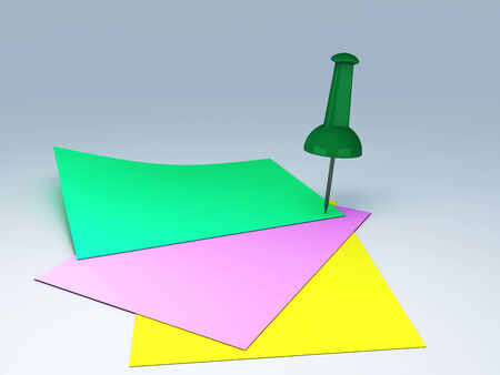 Postit image 3d	の写真素材