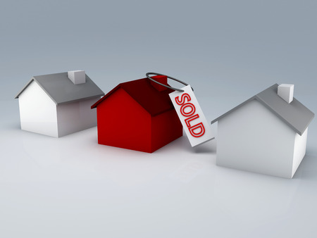 Sold houseの写真素材