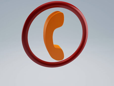 phone iconの写真素材