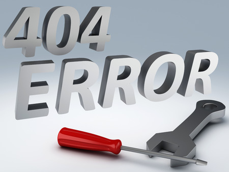 Error 404 conceptの写真素材