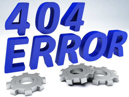 Error 404 concept