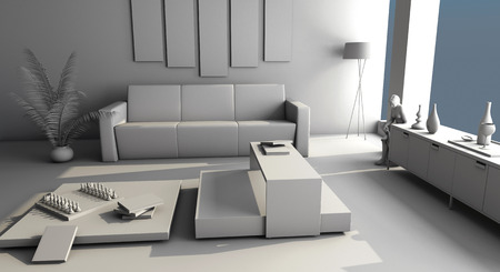 interior 3dの写真素材