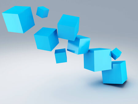 Abstract background cubes の写真素材