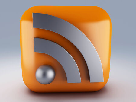 RSS iconの写真素材