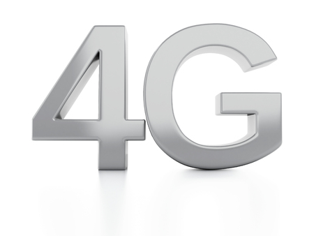 4G icon. wireless communication technology concept