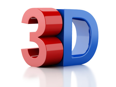 3d metal. cinema concept