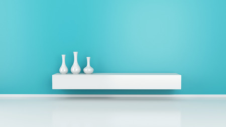 3d renderer image. Modern interior room. Architecture conceptの写真素材