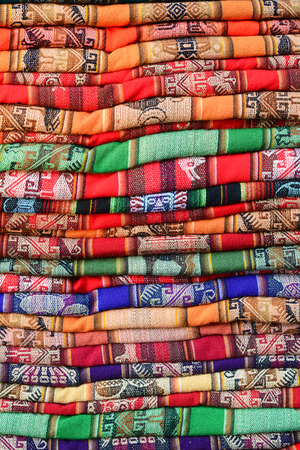 Portrait of handmade texture from Salta, Argentina.の写真素材