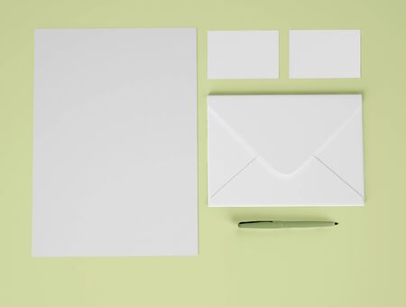 3D Illustration. Mockup of set of identity for branding. Business concept. Corporate identity.の写真素材