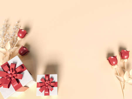 Happy womens day. 3D illustration