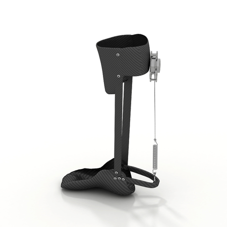 3d render of a unpowered human exoskeletonの写真素材