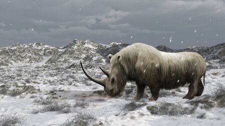 Digital illustration of a extinct coelodontaの写真素材