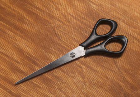 Pair of scissors - the main tool of professional hairdresser