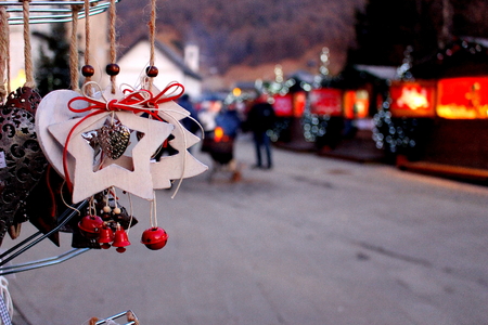 Christmas marketの写真素材