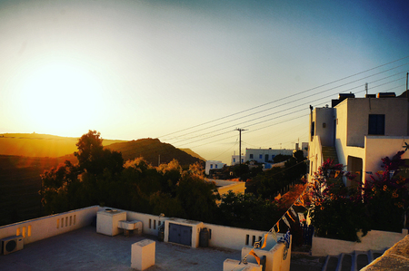 Ekklisia Agii Anargyri in Tholaria, Amorgos, Greeceの写真素材