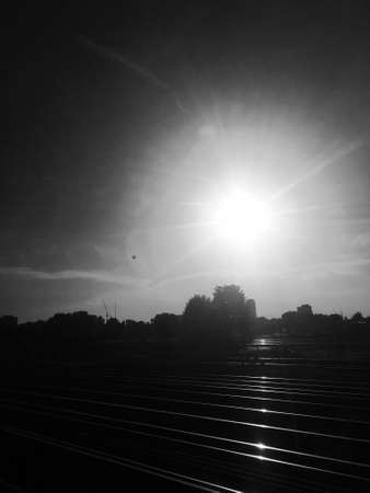 Heat wave on the railsの素材