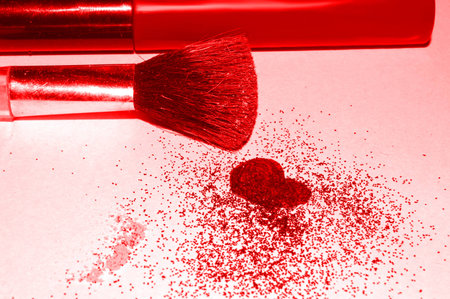 Brush and masks - Cosmetics and make-upの写真素材