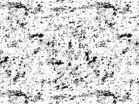 Distressed overlay texture of cracked concrete, stone or asphalt. grunge background. abstract halftone vector illustrationの写真素材