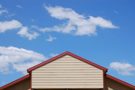 Roof against sky