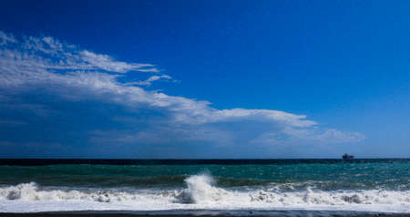 of voltri beachの写真素材