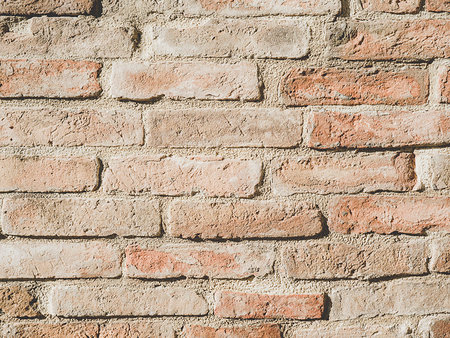 old terracotta bricks wall texture background