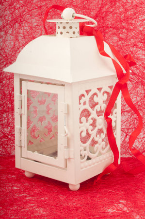 candle lantern for the new yearの写真素材