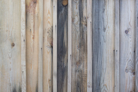 Part of the old fence boards downedの写真素材