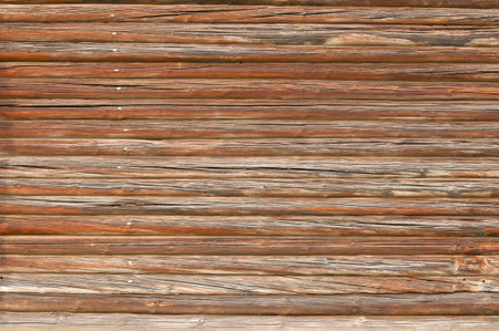 part of the old wooden wallsの写真素材