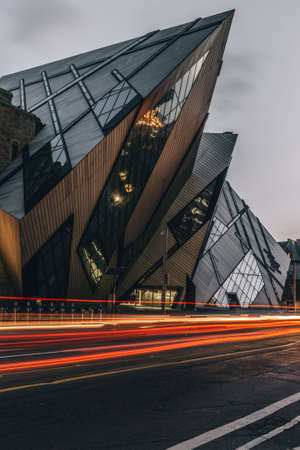 museum at night long expsureのeditorial素材