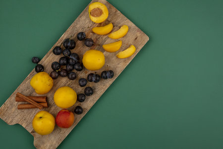 a top down view reveals a scatteringの写真素材