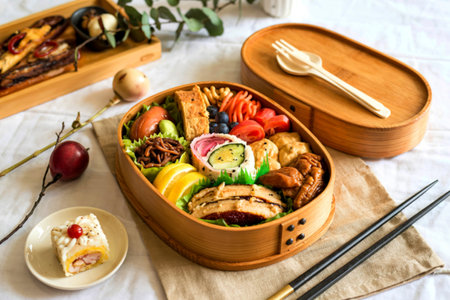 The Delicious bento box arrangement