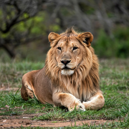 Cape lion 2の写真素材