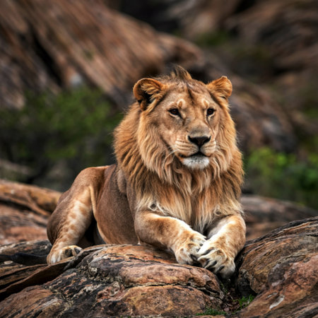 Cape lion 2の写真素材