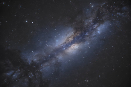 A beautiful image of a galaxy with stars and celestial elements