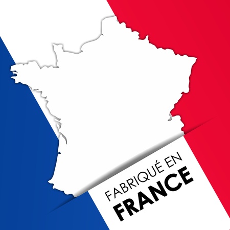 Made in France vector illustrationのイラスト素材