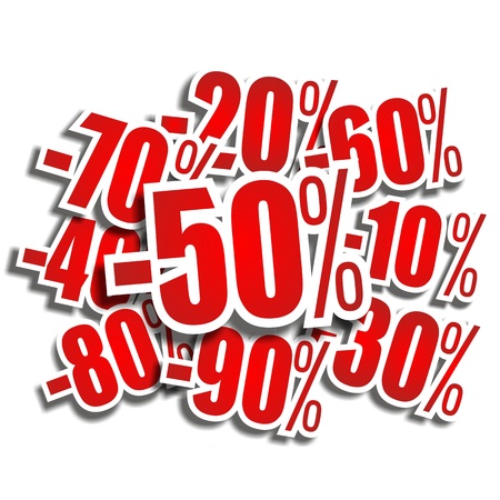 Discount prices illustration のイラスト素材