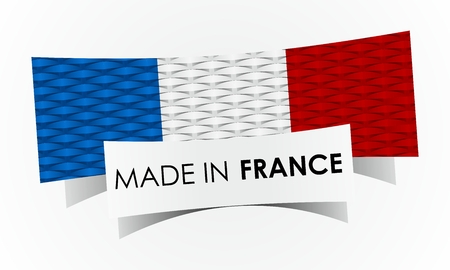 Creative Abstract Made in France Badge illustrationのイラスト素材
