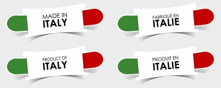 Creative Abstract Made in Italy Badges のイラスト素材