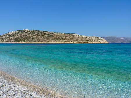 Amorgos island landscape, Cyclades, Greeceの写真素材