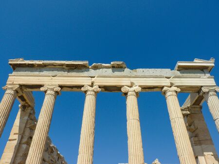 Parthenon, temple on the Athenian Acropolis, Athensの写真素材