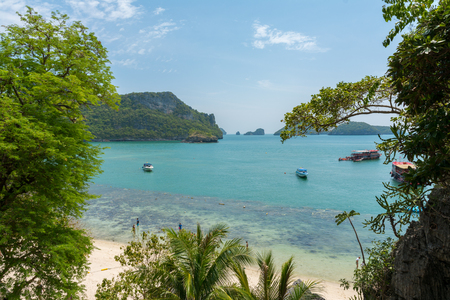 Angthong national marine park, koh Samui, Suratthani, Thailandの写真素材